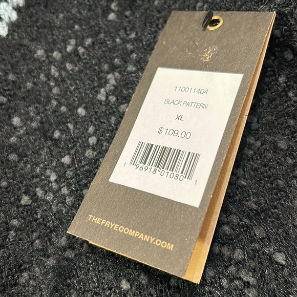 NWT FRYE XL boho funky cropped knit sweater with gorgeous accents! - Picture 11 of 13